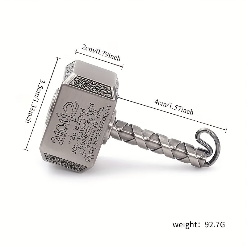 Thor's Hammer Fidget Spinner Stainless Steel Adult Stress Reliever