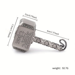 Thor's Hammer Fidget Spinner Stainless Steel Adult Stress Reliever