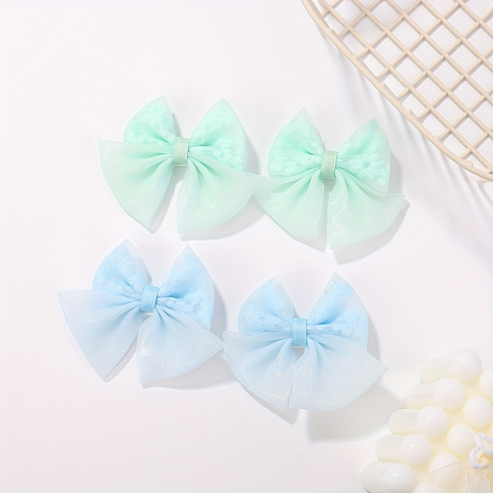 8pcs Baby Girls Bow Hair Clip Party Hair Accessories Sets
