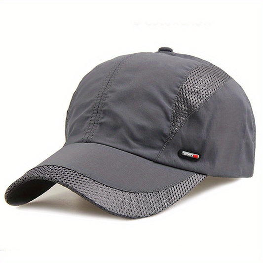 Mesh Sun Hat Quick Drying Baseball Cap for Men