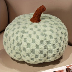 3D Pumpkin Plush Pillow Fluffy Halloween Decor Cushion