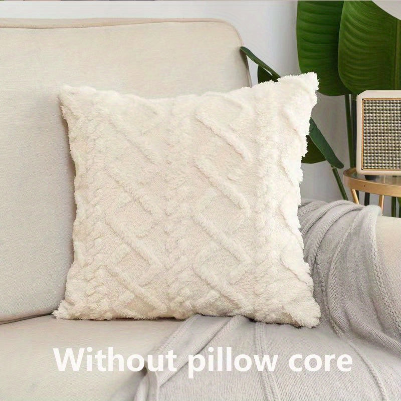 Soft Plush Sofa Slipcovers Anti Scratch Cushion Cover Home Decor