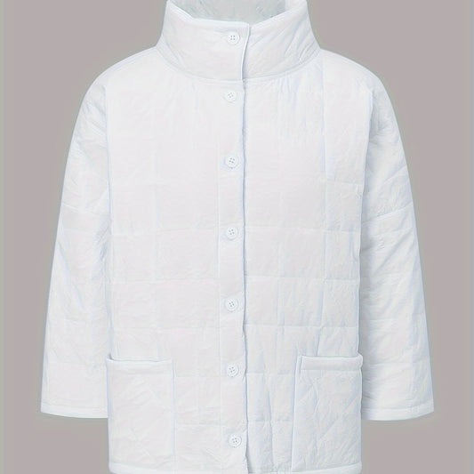 Women's Plus Size Quilted Puffer Winter Jacket