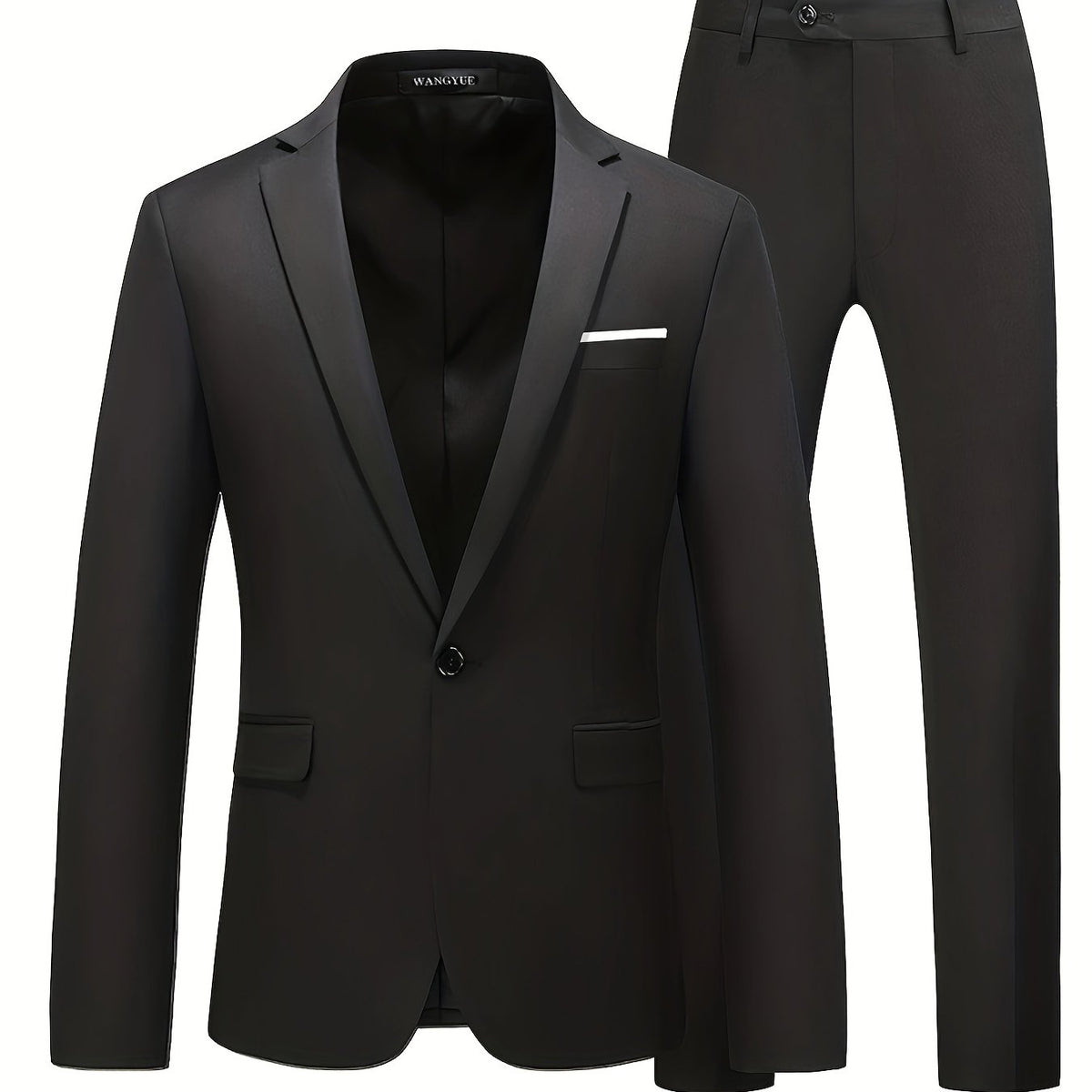 Men's Slim Fit 1 Button Suit Blazer and Pants Set
