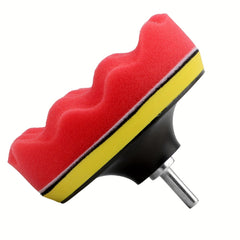 12pcs 125mm Sponge Car Polisher Waxing Pads Buffing Kit