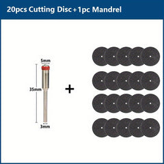 32mm Abrasive Cutting Disc with Mandrels for Metal Cutting