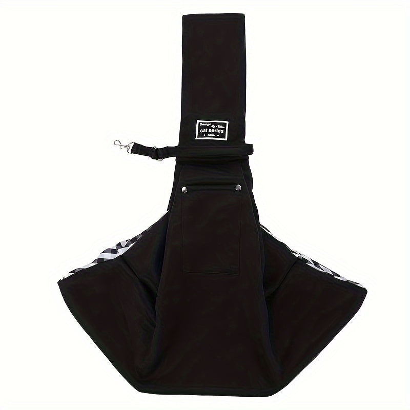 Portable Pet Sling Carrier Adjustable Strap Large Capacity Dog Bag