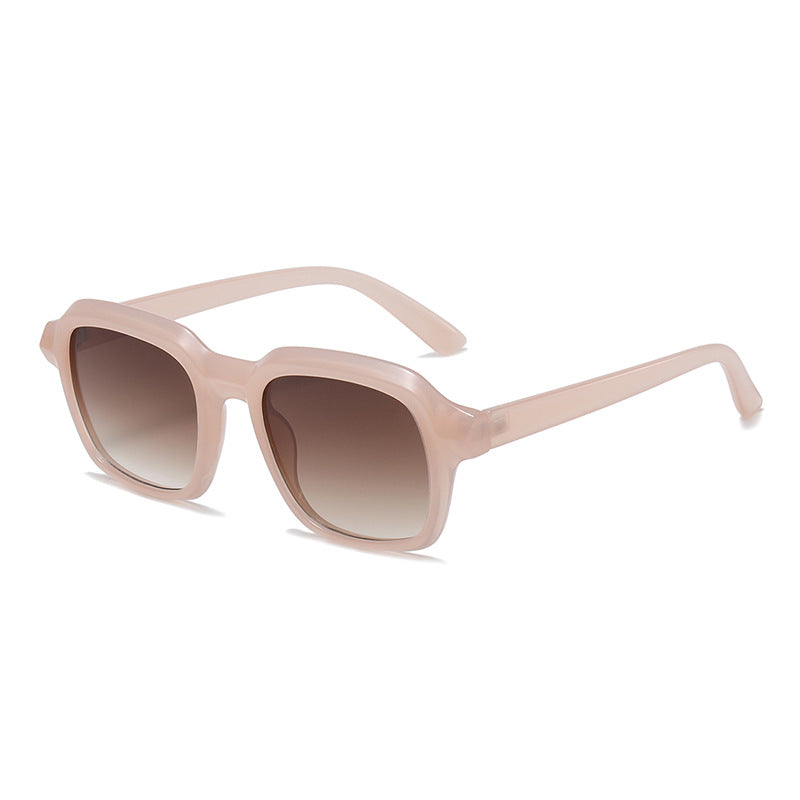 Square Jelly Sunglasses Casual Gradient UV400