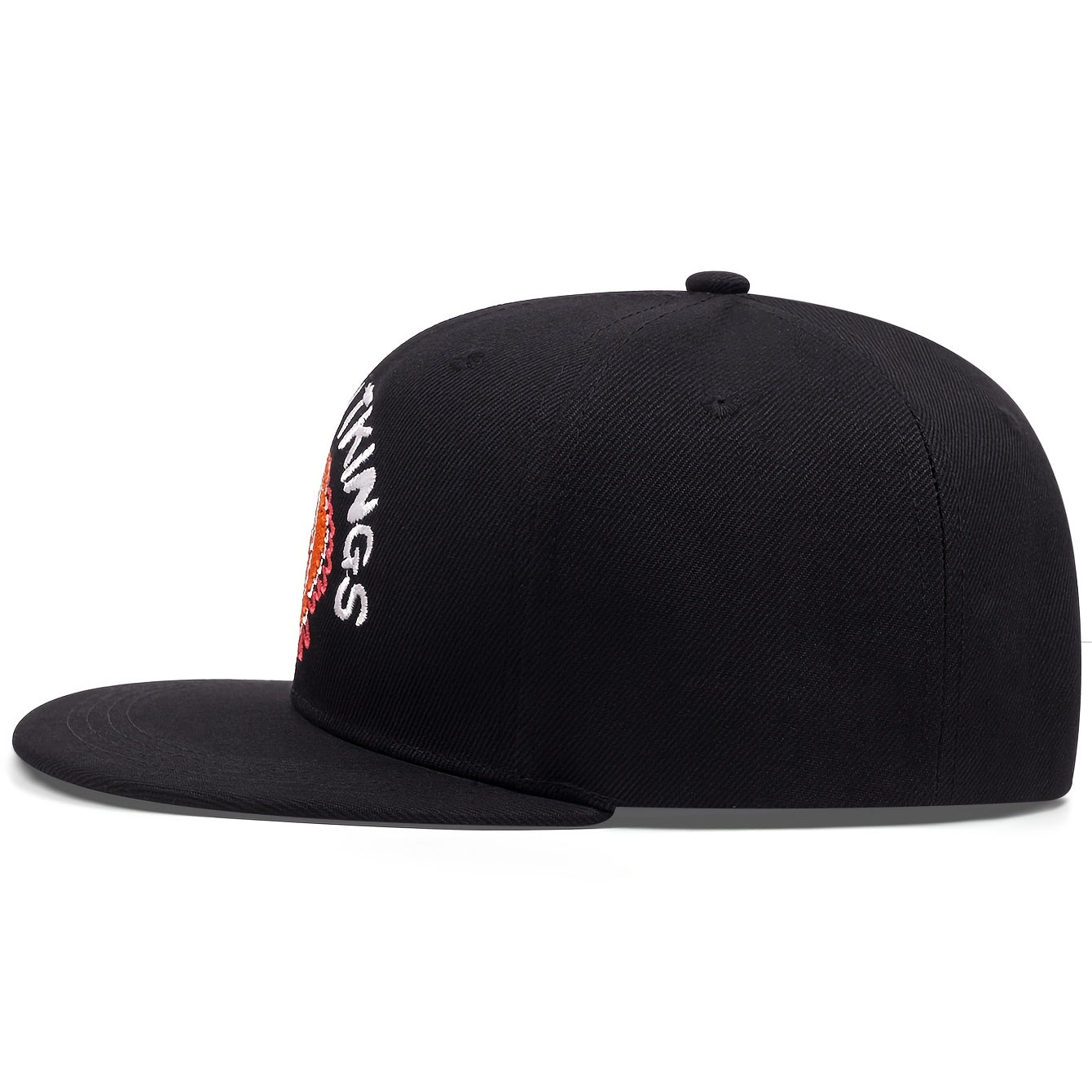 Men's Embroidery Hip Hop Flat Brim Baseball Cap