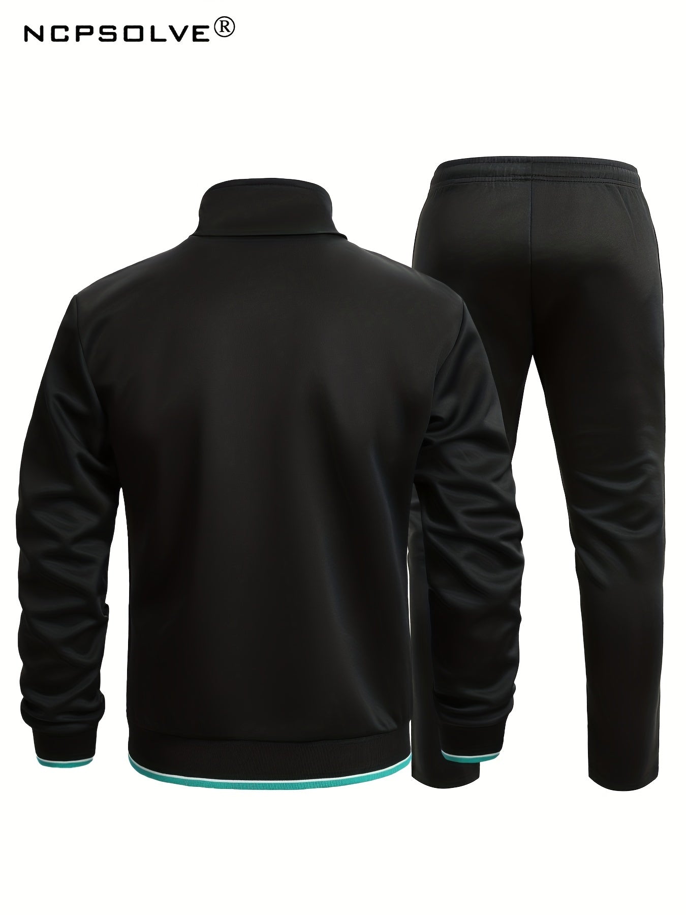 Men's Sports Suit Zip Jacket & Stretch Pants