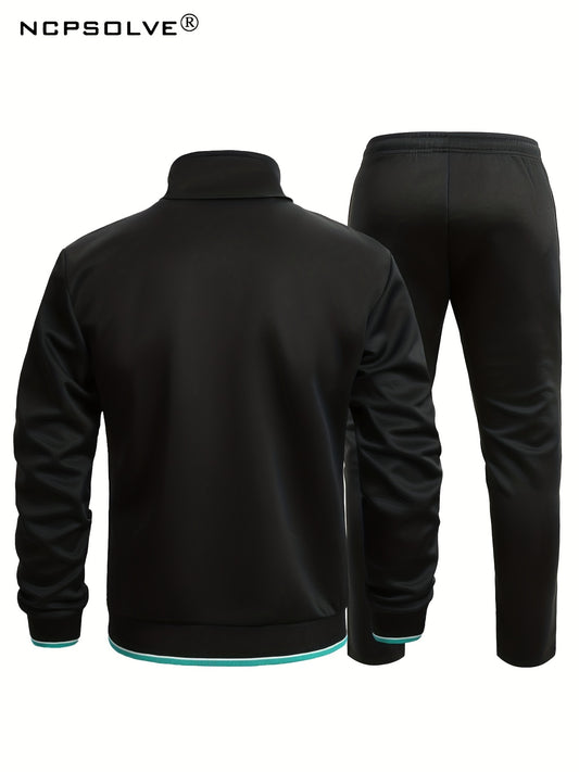 Men's Sports Suit Zip Jacket & Stretch Pants
