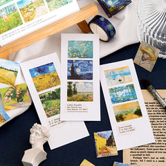 45pcs Retro Painting Stickers Scrapbook Journal Laptop Water Bottle Phone