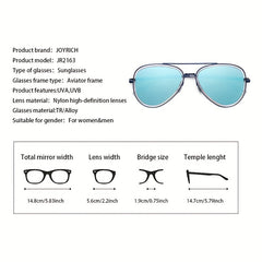 Men's Aviator Sunglasses UV Protection for Cycling Riding Fishing