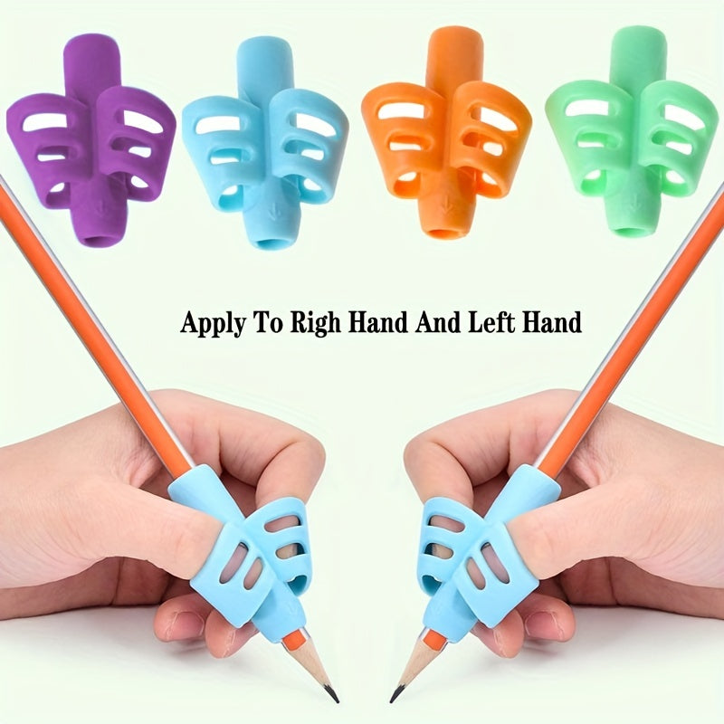 6 Pencil Grips Handwriting Posture Correction Training Writing Aids