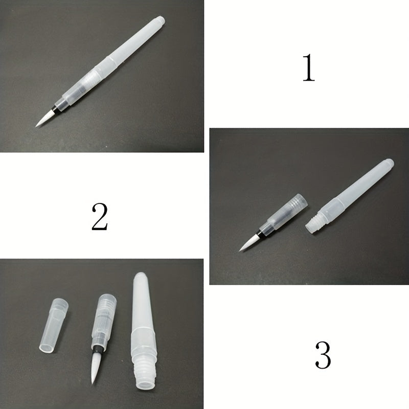 Watercolor Pen Set with Self Water Pen Brush and Solid Paint