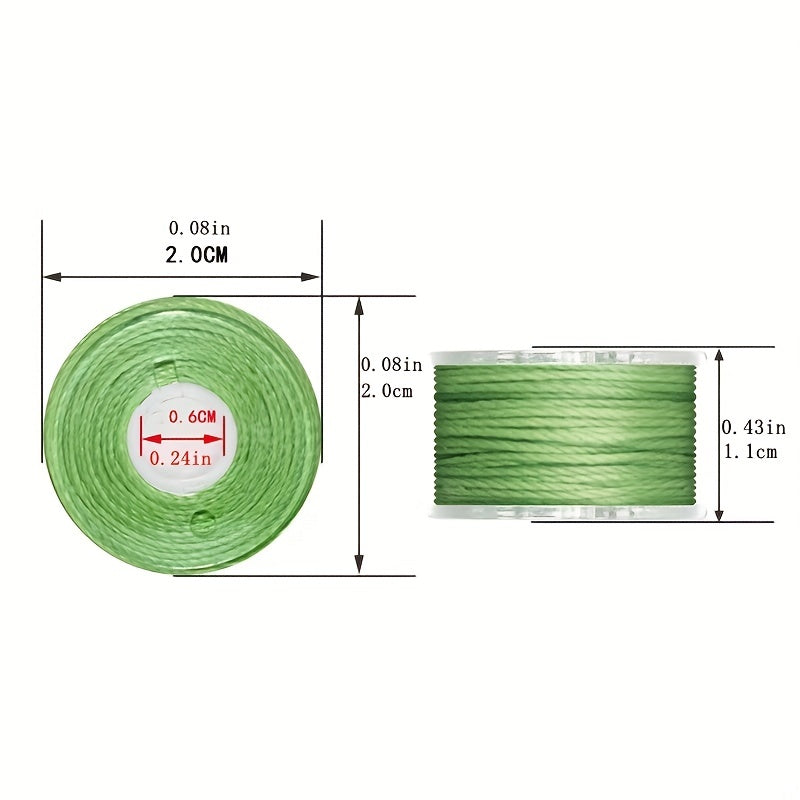 25pcs Sewing Machine Bobbin Thread With Storage Box DIY Thread Sewing Thread Kit