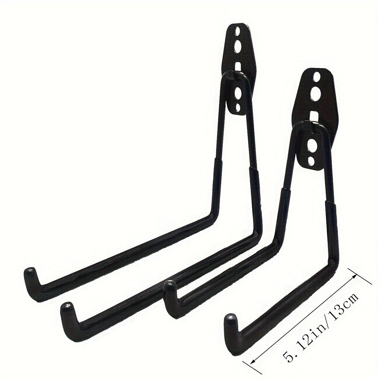 3pcs Heavy Duty Wall Hook Garage Tool Holder Helmet Hook Wall Mounted