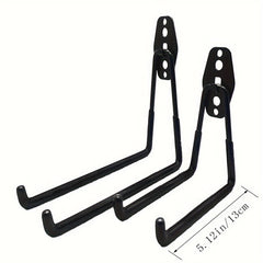 3pcs Heavy Duty Wall Hook Garage Tool Holder Helmet Hook Wall Mounted