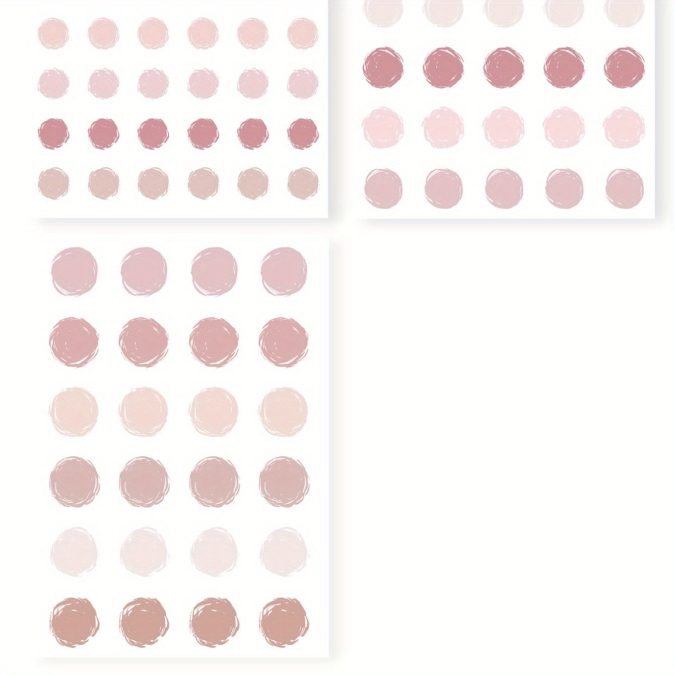 3-Pack Polka Dot Waterproof Marker Stickers