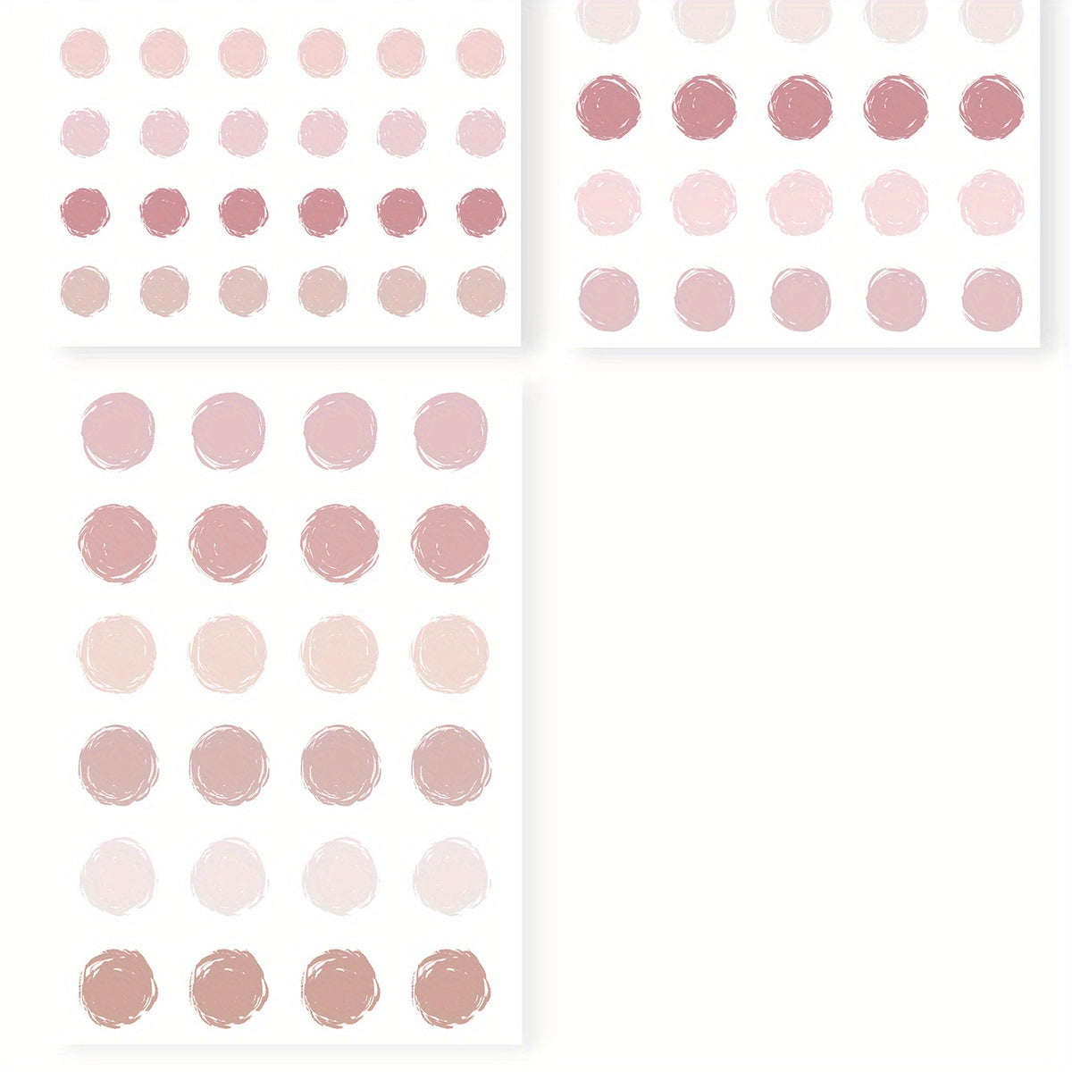 3-Pack Polka Dot Waterproof Marker Stickers