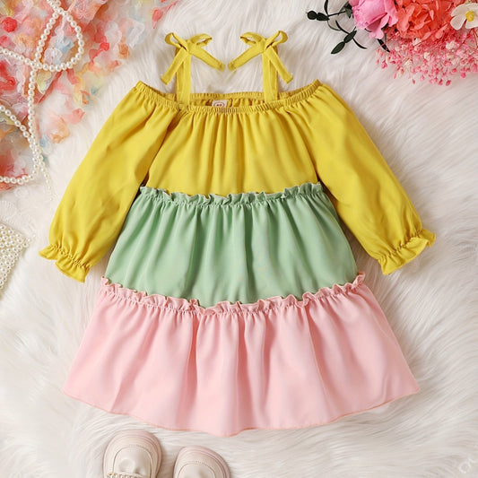 Toddler Baby Girl's Multicolor Princess Dress