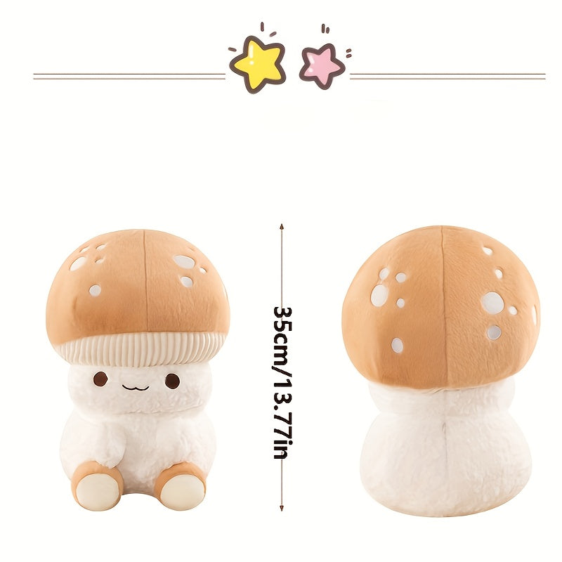 13 77in Mushroom Plush Toy Mushroom Doll Sofa Decoration Gift