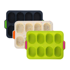 Non Stick Silicone Baguette Baking Tray with Handles