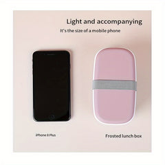Solid Lunch Box With Chopsticks Suitable For Office Travel Camping