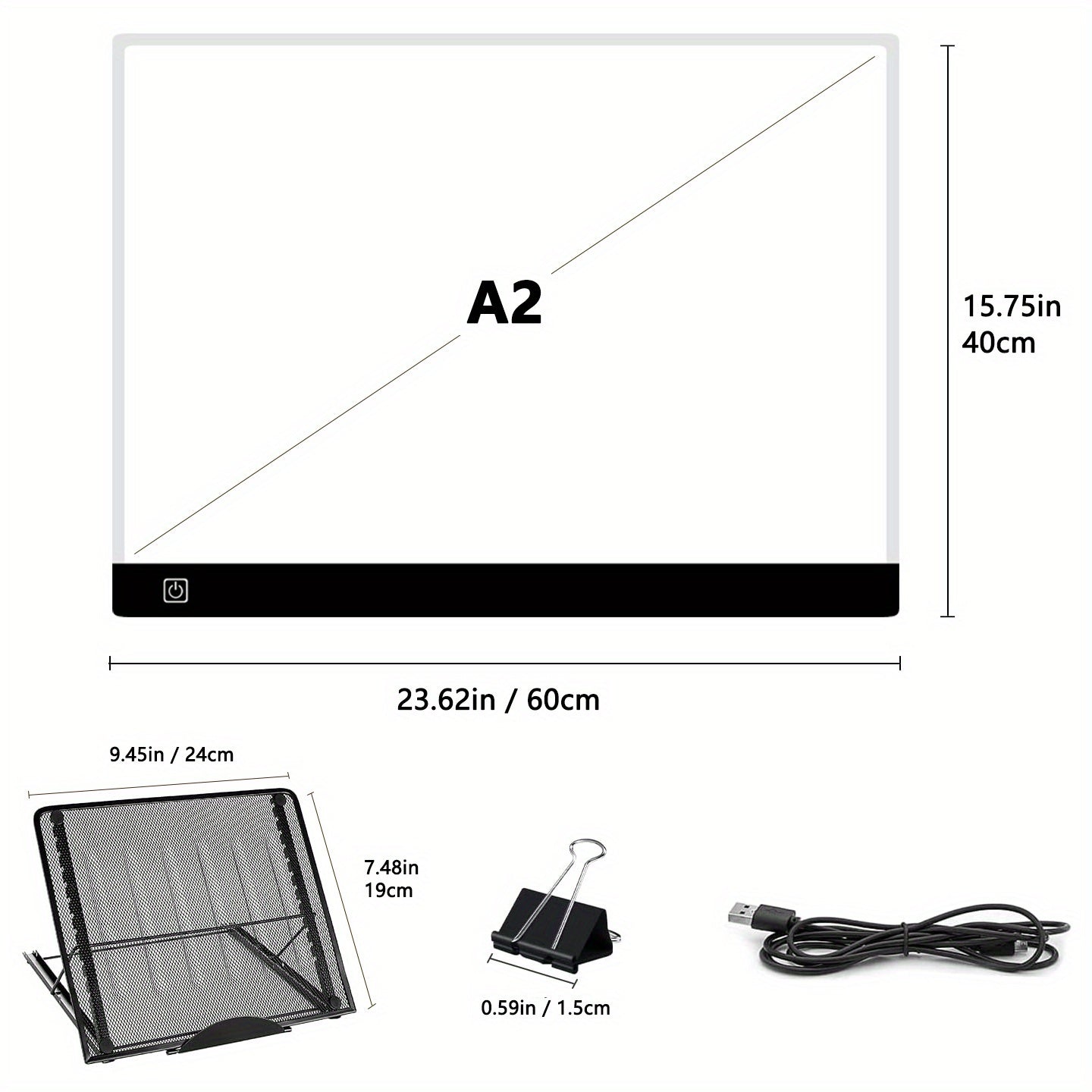 LED Light Box For Tracing Pad USB Powered Light Board