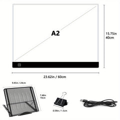 LED Light Box For Tracing Pad USB Powered Light Board