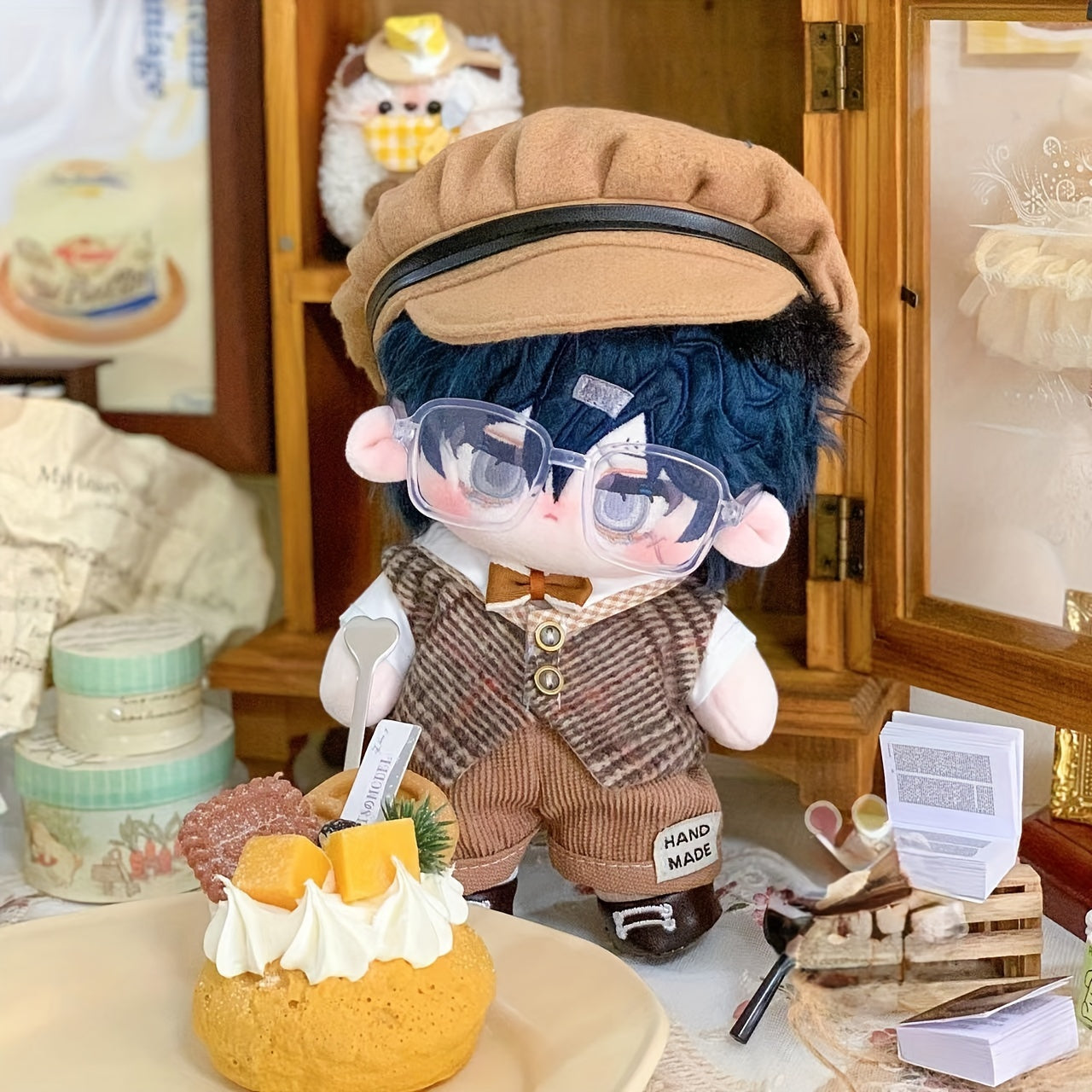 Detective Style Outfit for 7.87 inch Doll Star Figure Boy Ensemble DIY Toy