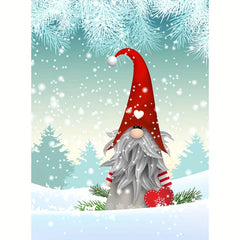 Christmas Winter Garden Yard Flag Banner Snow Decor Double Sided Welcome Flag