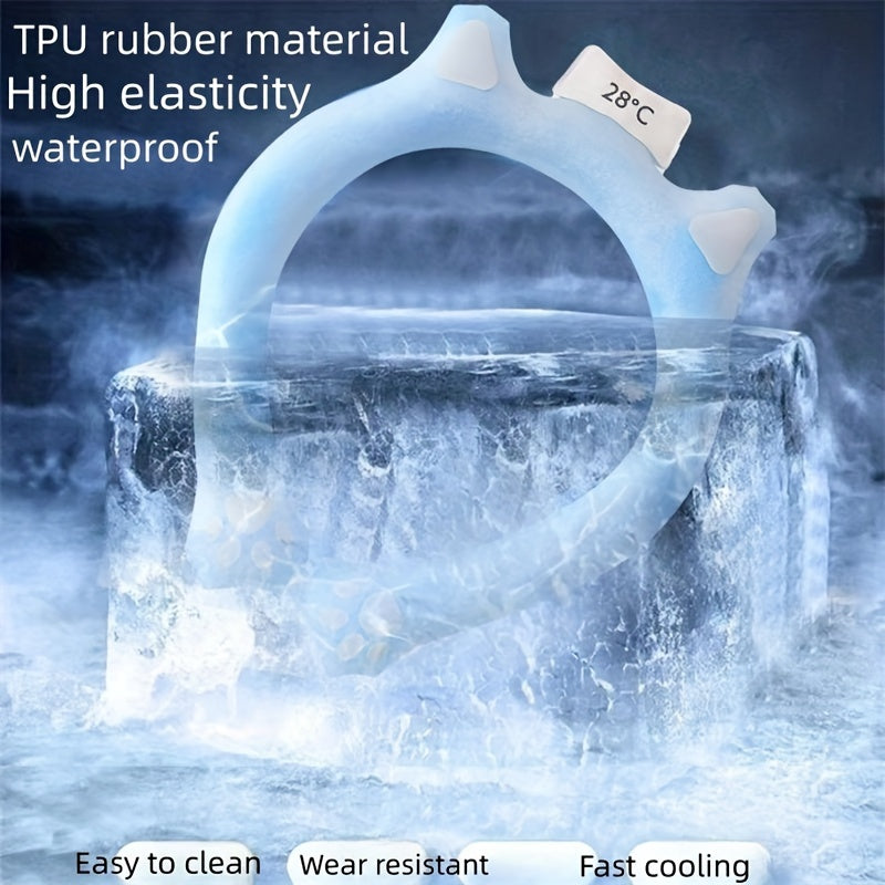 Summer Collar Heatstroke Prevention Cooling Ring Outdoor Sports PCM Neck Ring