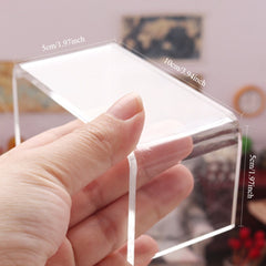 Acrylic Small Table for Dollhouse Decoration