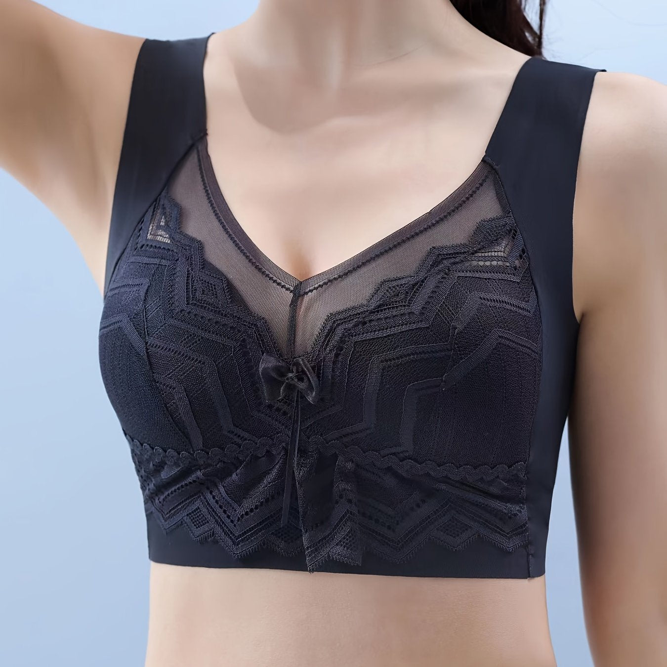 Comfy Lace Wireless Bra Full Coverage