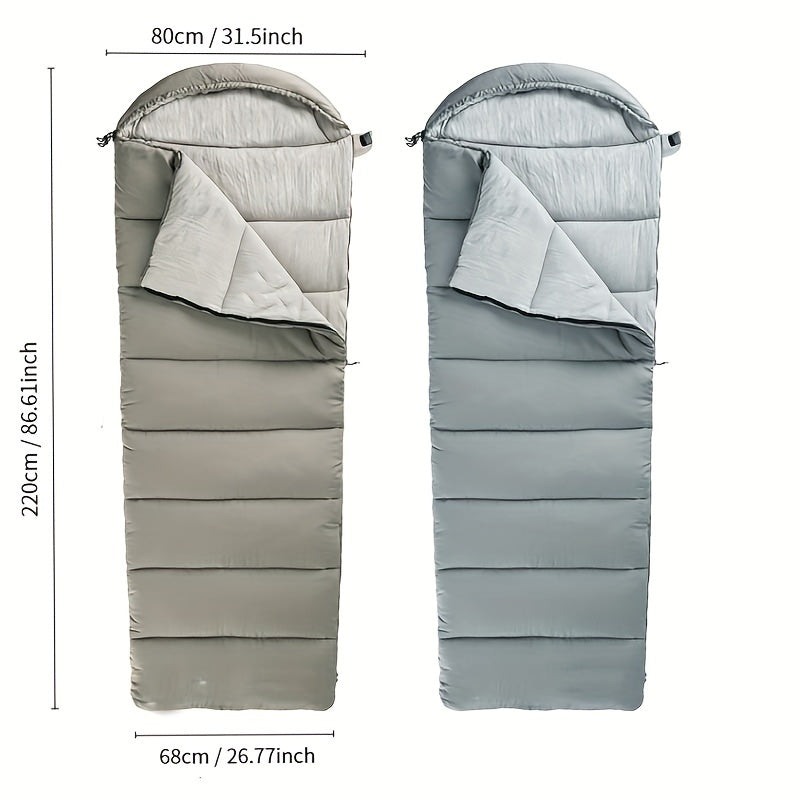 Waterproof Washable Sleeping Bag With Cap Portable Thickened Warm Cotton