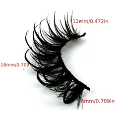 7 Pairs 3D Fluffy False Eyelashes Long Thick Natural Curling Extensions