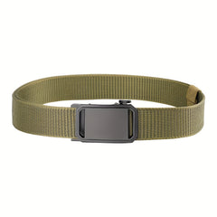 Men's Zinc Alloy Ratchet Belt Unisex Fits Any Waist
