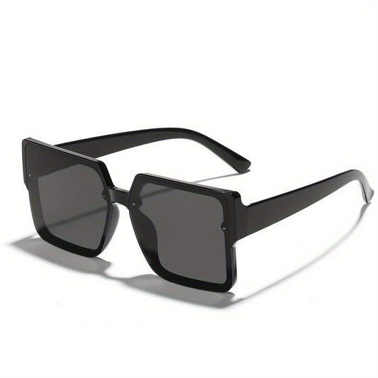 Vintage Oversize Square Sunglasses Colorful Frame