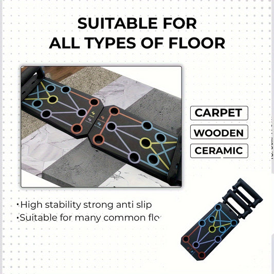 10-in-1 Push Up Board for Home Gym Workout