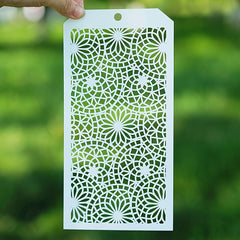 12 Stencil for Scrapbooking Painting Album Paper Card Making Craft