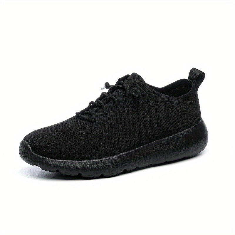 Women's Mesh Chunky Sneakers Lace Up Non slip Running Shoes