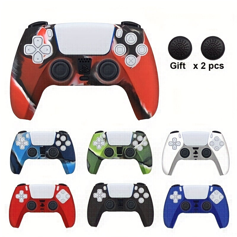 Anti Slip Silicone Case For PS5 Controller Protection Soft Rubber
