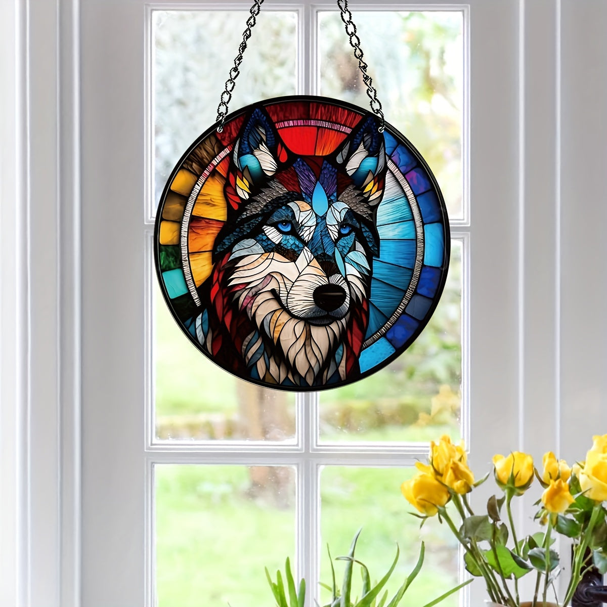 Dog Memorial Suncatcher - Sympathy Gift for Pet Loss