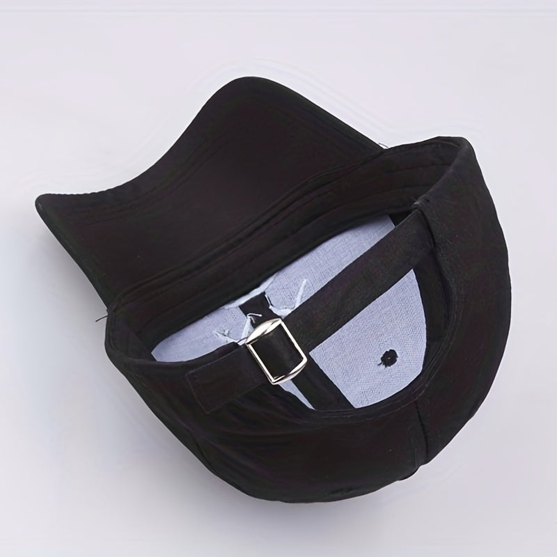 Crying Face Embroidered Baseball Cap Outdoor Sunscreen Peaked Cap