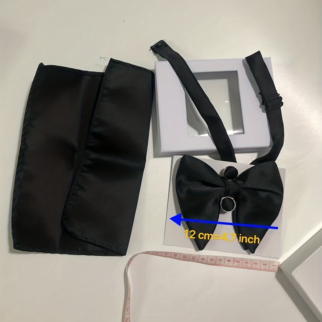 3pcs Butterfly Bowtie Set for Men