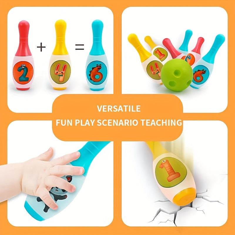 Mini Bowling Toy Interactive Leisure Indoor And Outdoor Sports Games