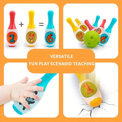 Mini Bowling Toy Interactive Leisure Indoor And Outdoor Sports Games