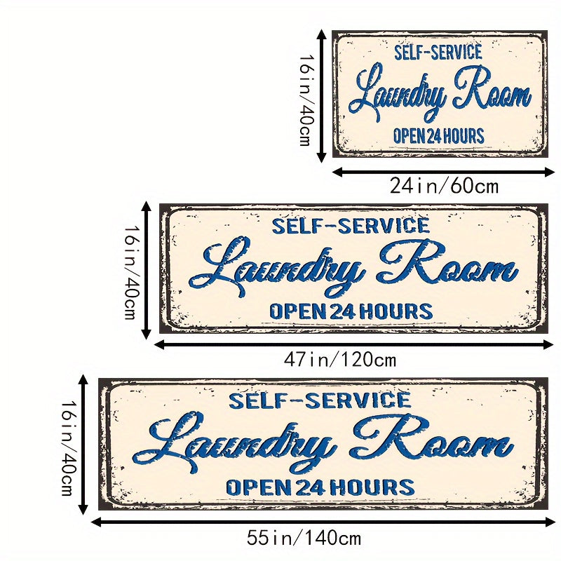 Durable Washable Area Rug Non Slip Water Absorbent Laundry Room Rug