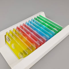 12pcs Plastic Prepared Microscope Slides Biological Specimen